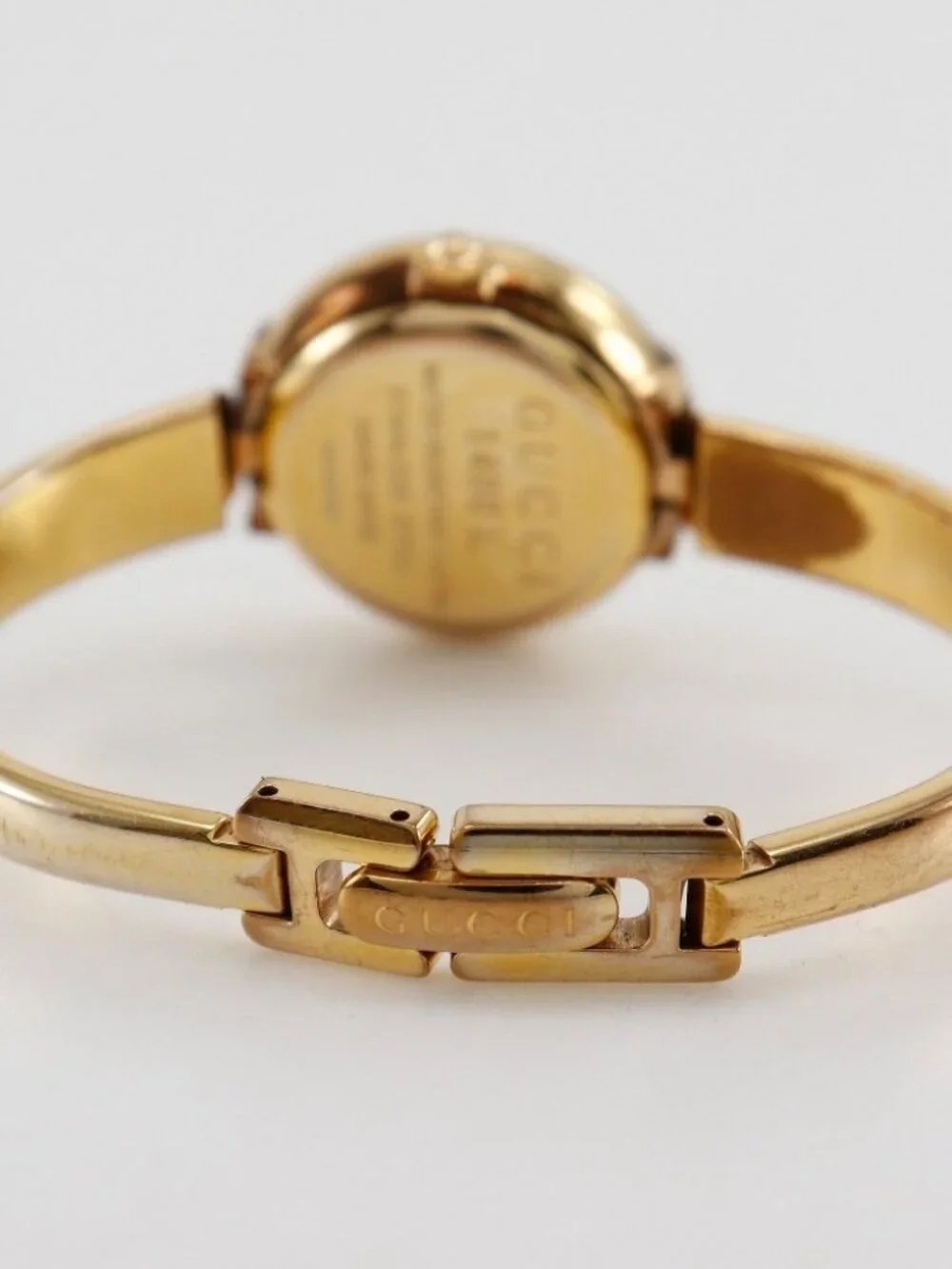GUCCI Watches 1400L White shellDial Plated Gold/Stainless Steel Quartz Ana... - Picture 16 of 16